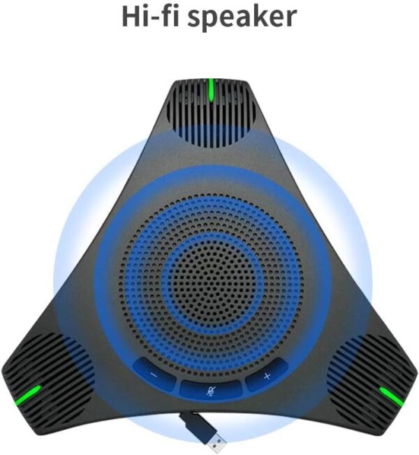 Cherry CH-112 USB Speakerphone Conference, Omnidirectional Audio Pickup, Intelligent DSP Noise Reduction - Image 5