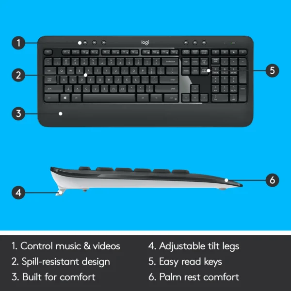 MK540 Combo Logitech - Image 4