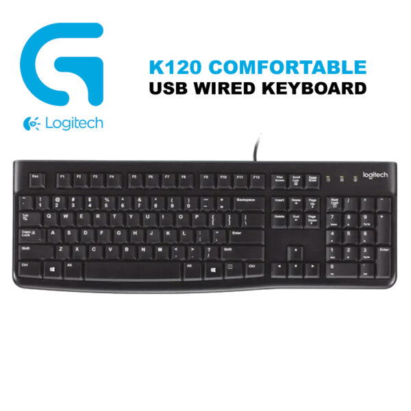 K120 USB Wired Logitech - Image 2